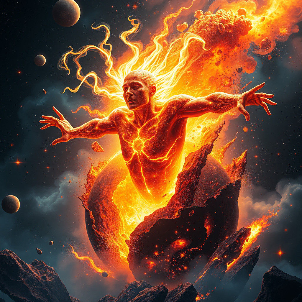 Cosmic Entity Emerges from Exploding Planet