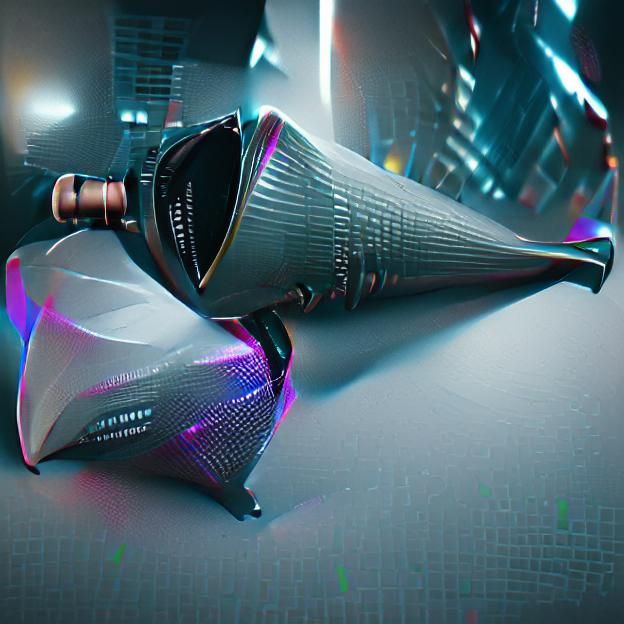 Cyberpunk Megaphone in VRay 8K Resolution
