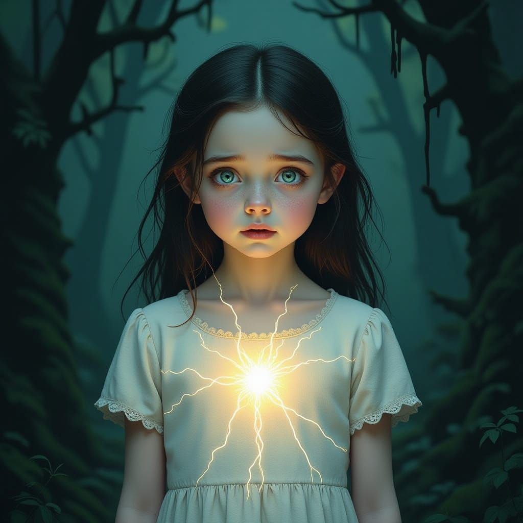 Ethereal Forest Creature Concept Art