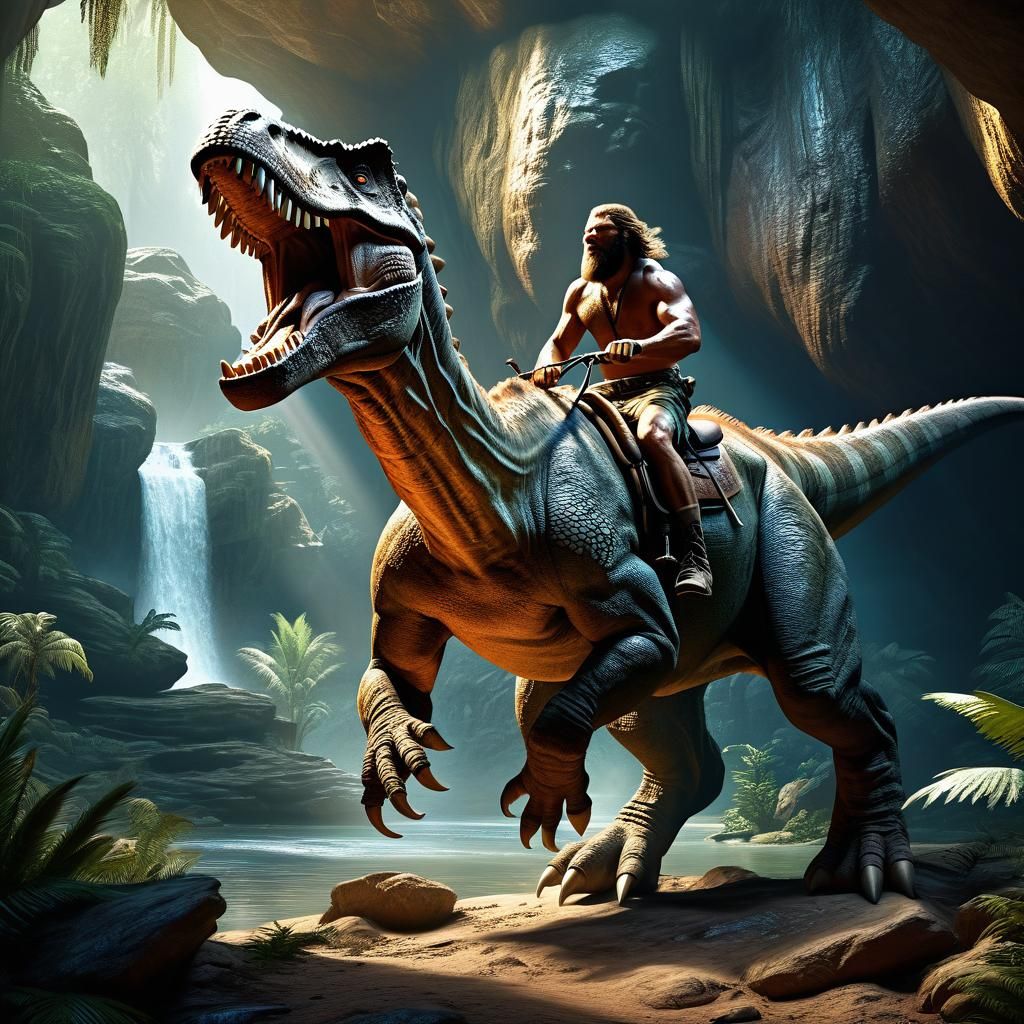 Dinosaur Riding!
