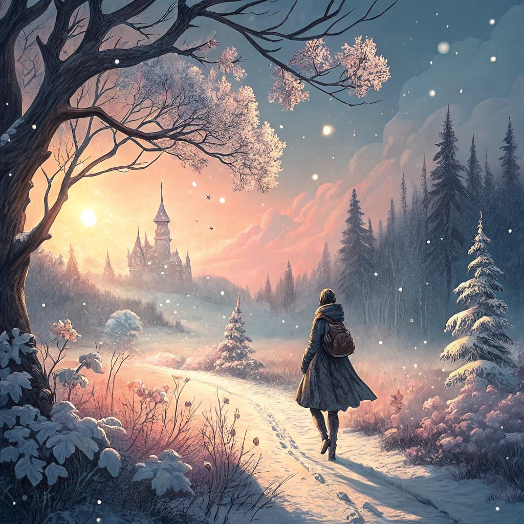 waker in the winter wonderland