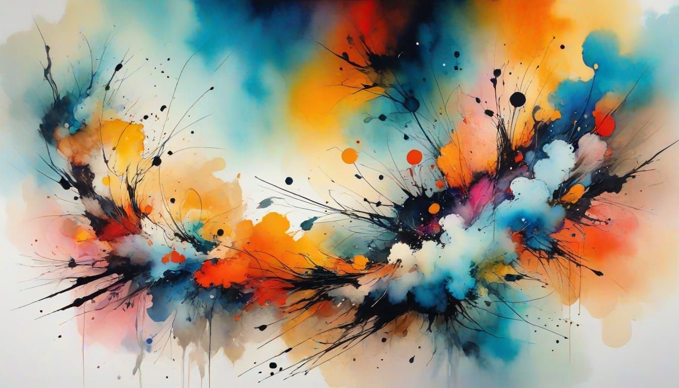 Ethereal Watercolor Dreamscape in Whimsical Style