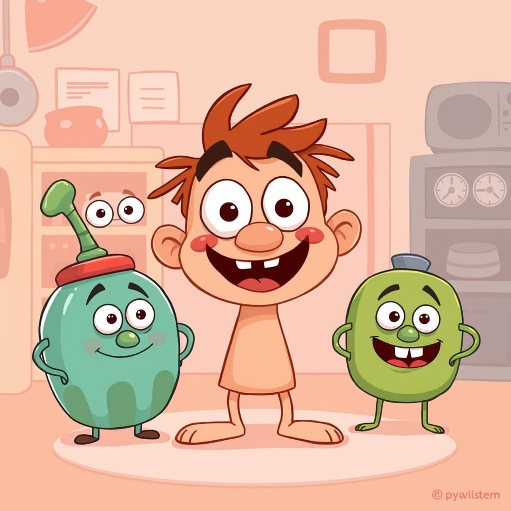 2D Cartoon Art