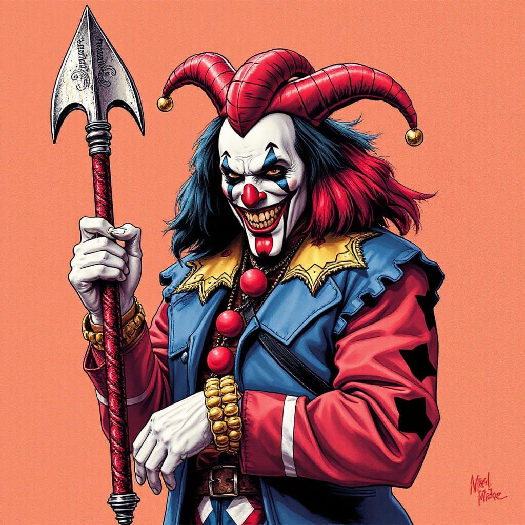 The Great Milenko in Epic Comic Book Style