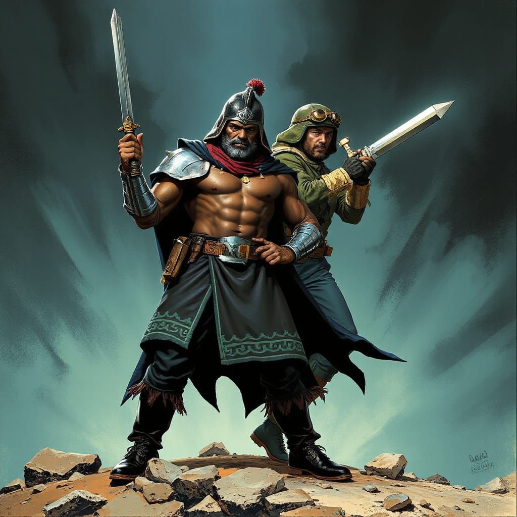 Duppy Conqueror in Comic Book Art Style