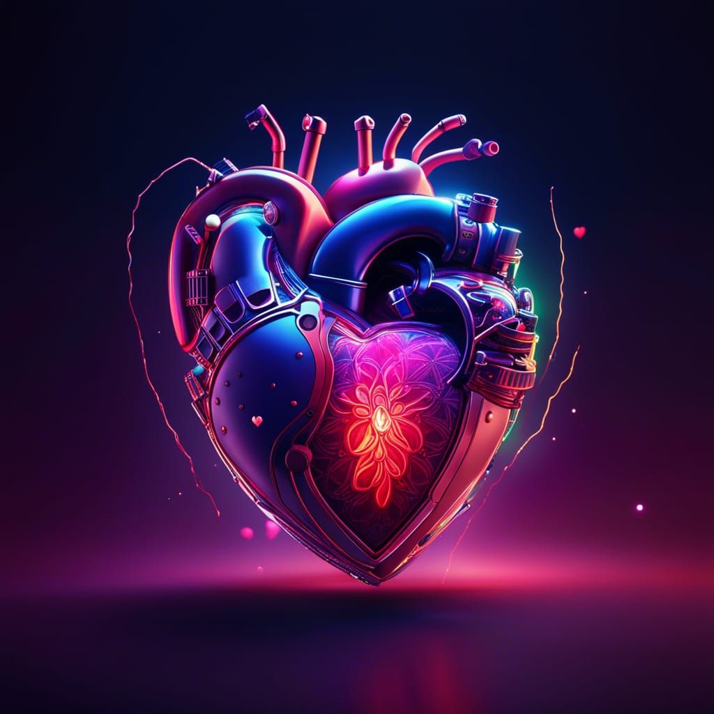 Heart Pacemaker in Action with Radiant Lights