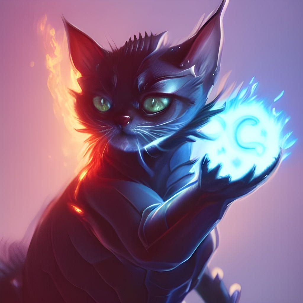 Fire mage cat 🔥