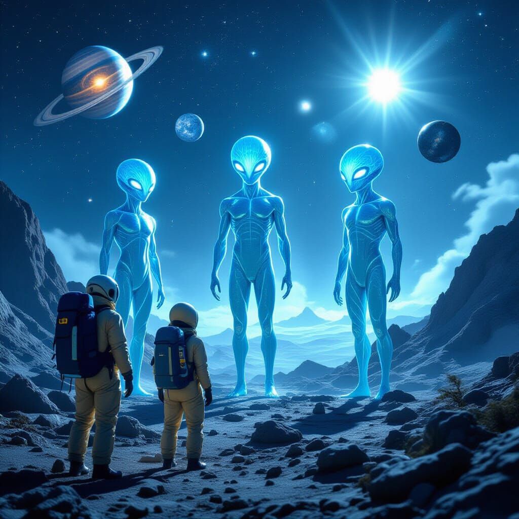 Gigantes de Luz: El Despertar Cósmico