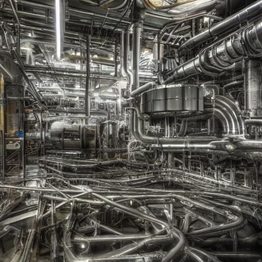 Industrial HVAC System: Gritty, High-Tech Concept Art