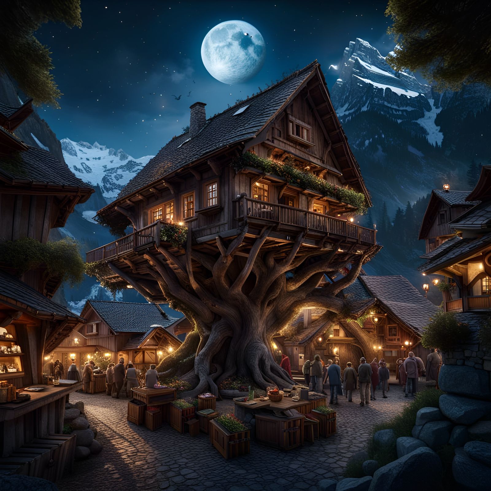 Ancient Swiss village