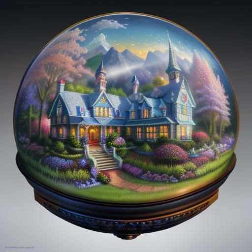 Hyperrealistic Bobbleheads in Ethereal Style