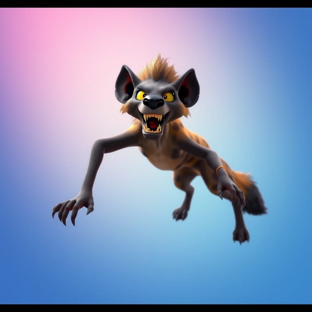 Disney Lion King Concept Art: Shenzi the Hyena in Vibrant 3D