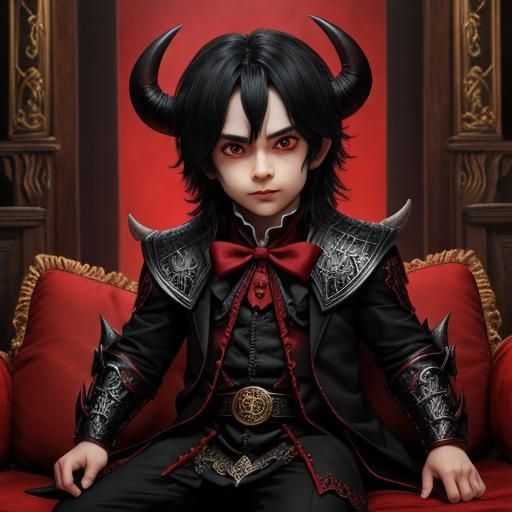 Cute Child Asmodeus: AD&D Devil Lord