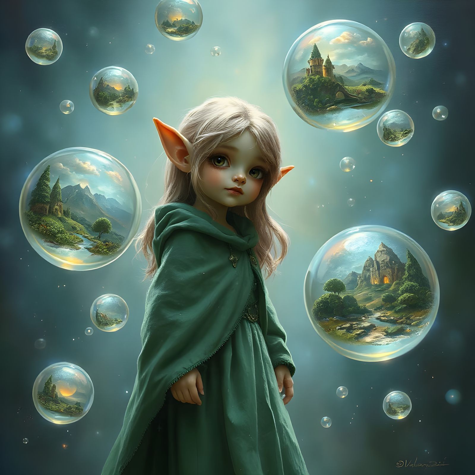 And just like that...perfect little worlds!