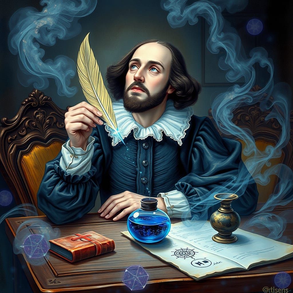 The Bard in Cosmic Contemplation