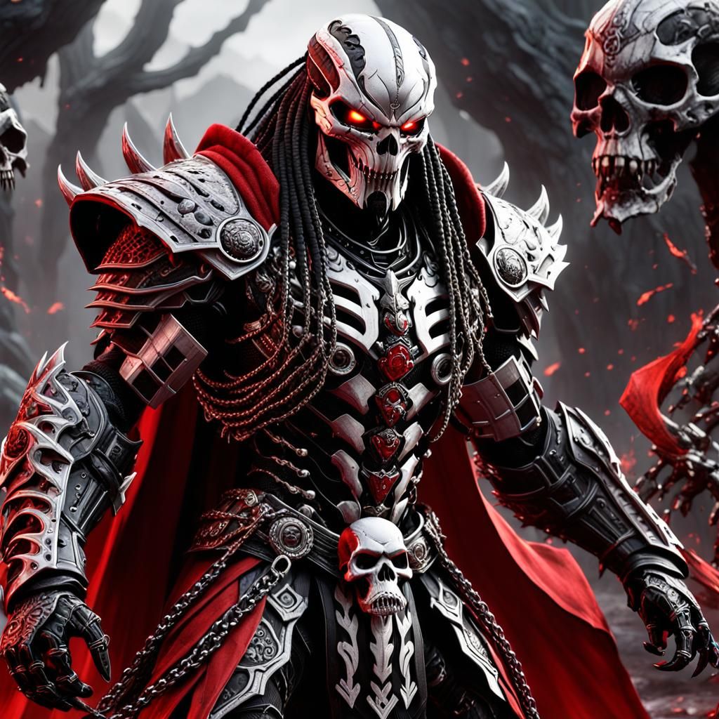 Yautja Predator in Cyborg Armor Concept Art