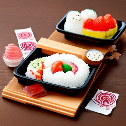 Popin Cookin Sushi Candy Kit Creation