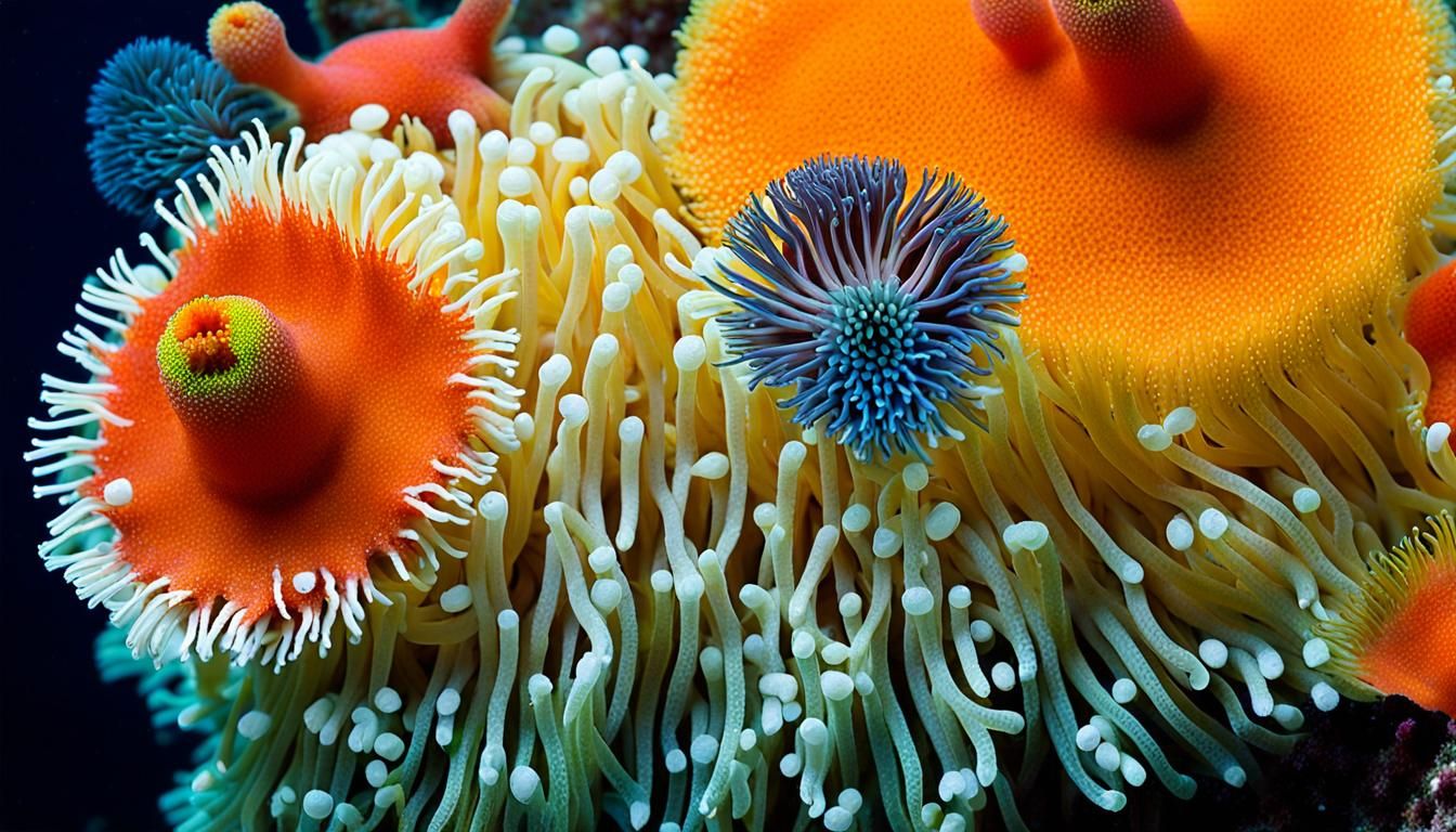 Spongiform Anemone Generated by AI