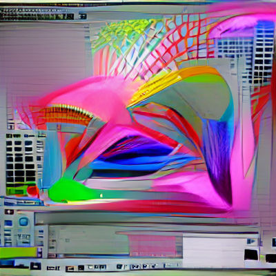 Colorful Abstract Digital Art of Programming Code