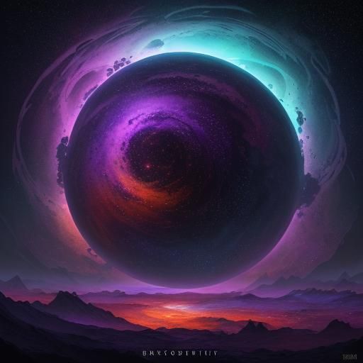 Vibrant Cosmic Vortex in Deep Space