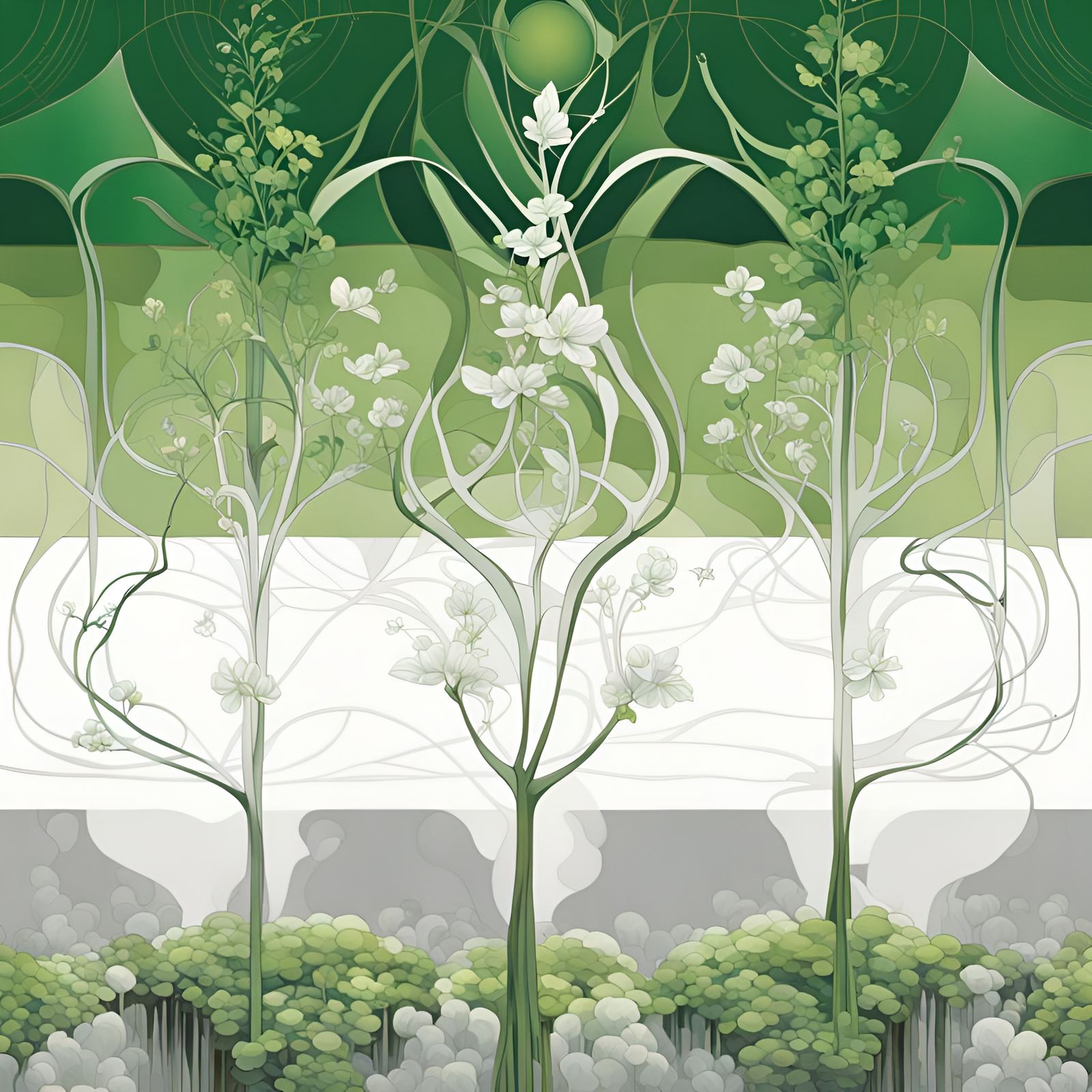 Sublime Nature Art in Tiffany Style