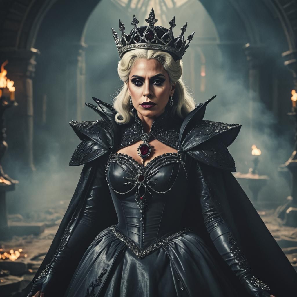 Lady Gaga as Disney Evil Queen: Cinematic Portrait