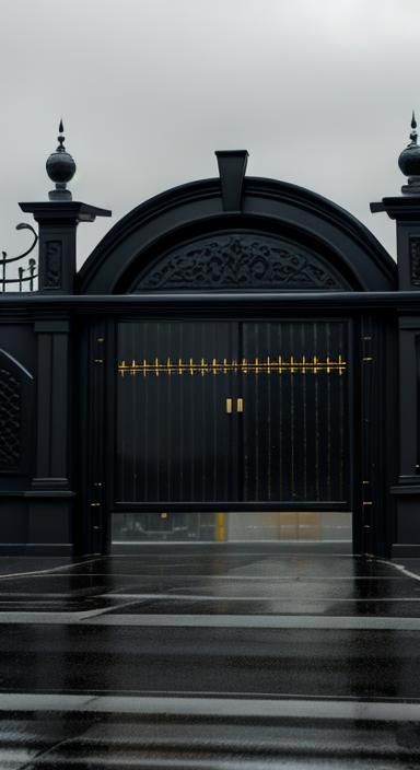 Gates of Hell Opening in the Rain