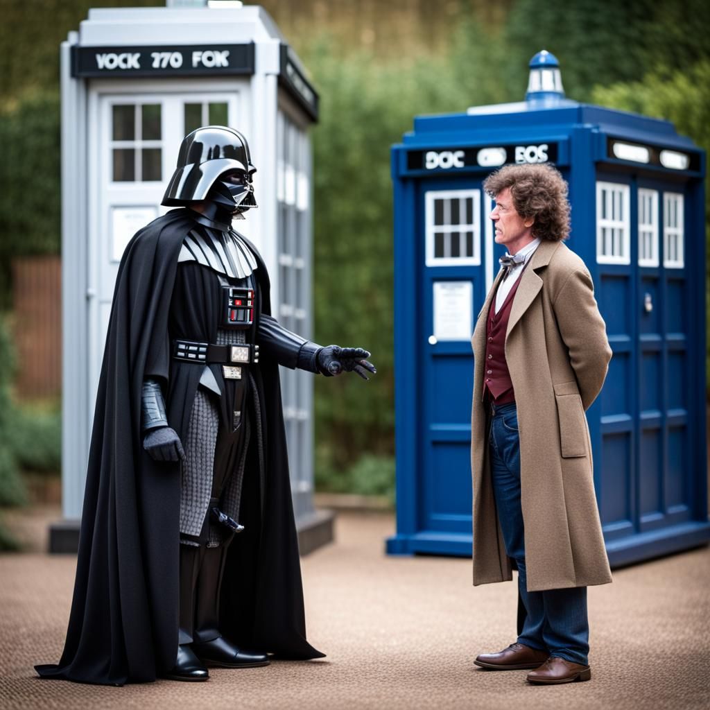Darth Vader and Doctor Who Encounter