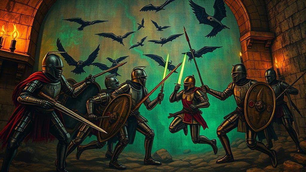 A very strange medieval mural
