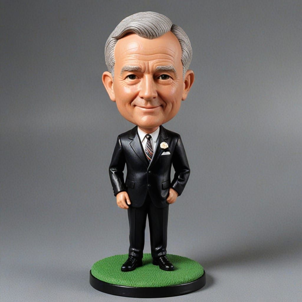 J. R. Bob Dobbs Bobblehead Figure