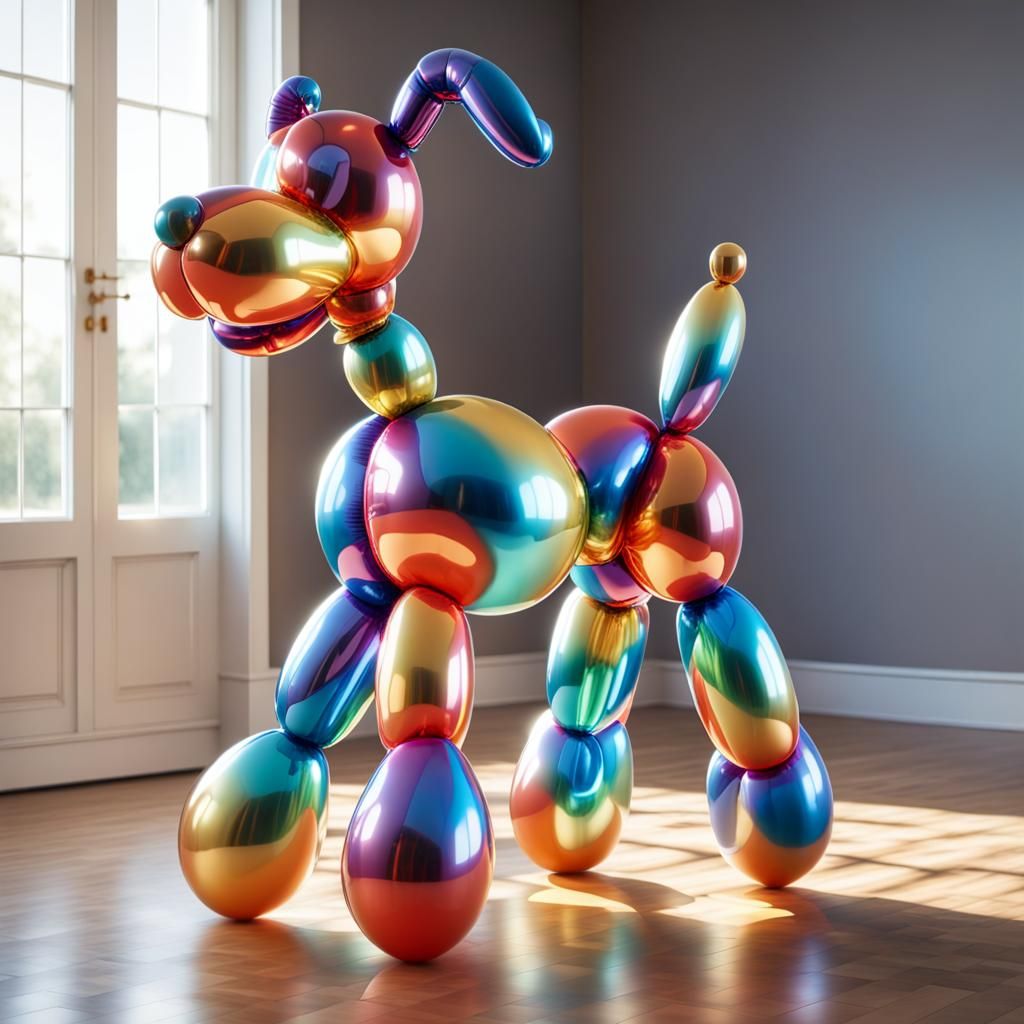 3D Render of a Balloon Dog Creation