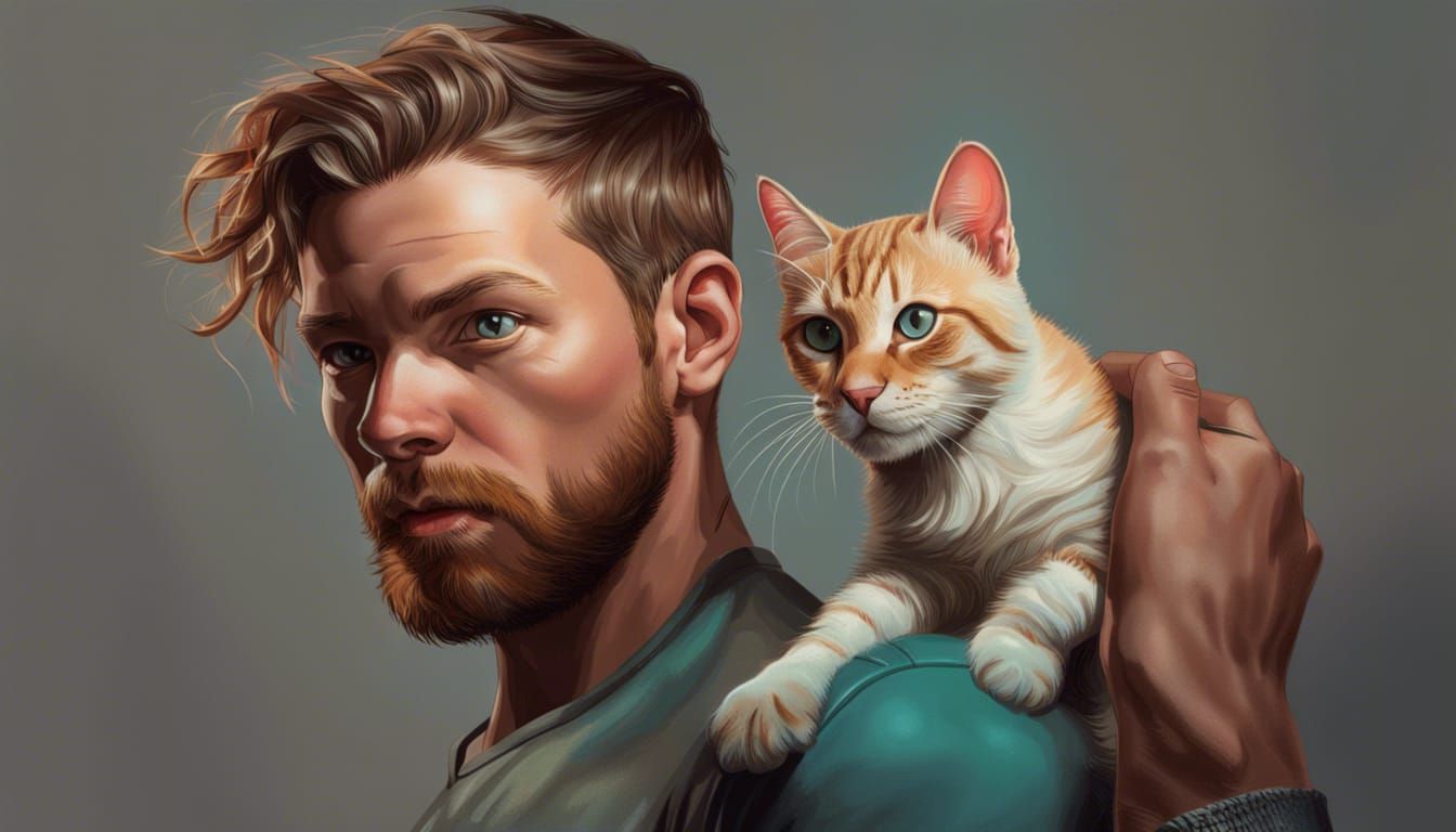 Ewan McGregor Reveals New Cat: Hyperrealistic Portrait