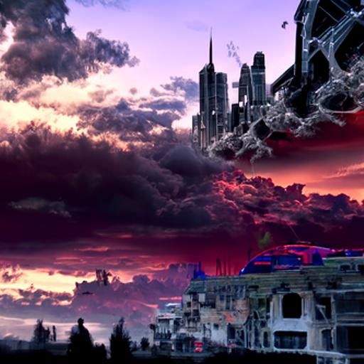Dramatic Digital Painting of an Intricate Scene