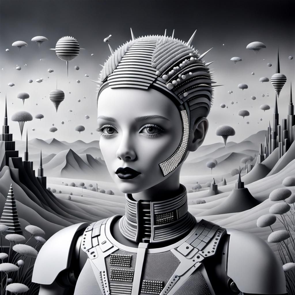 Greyscale Surreal Nanopunk