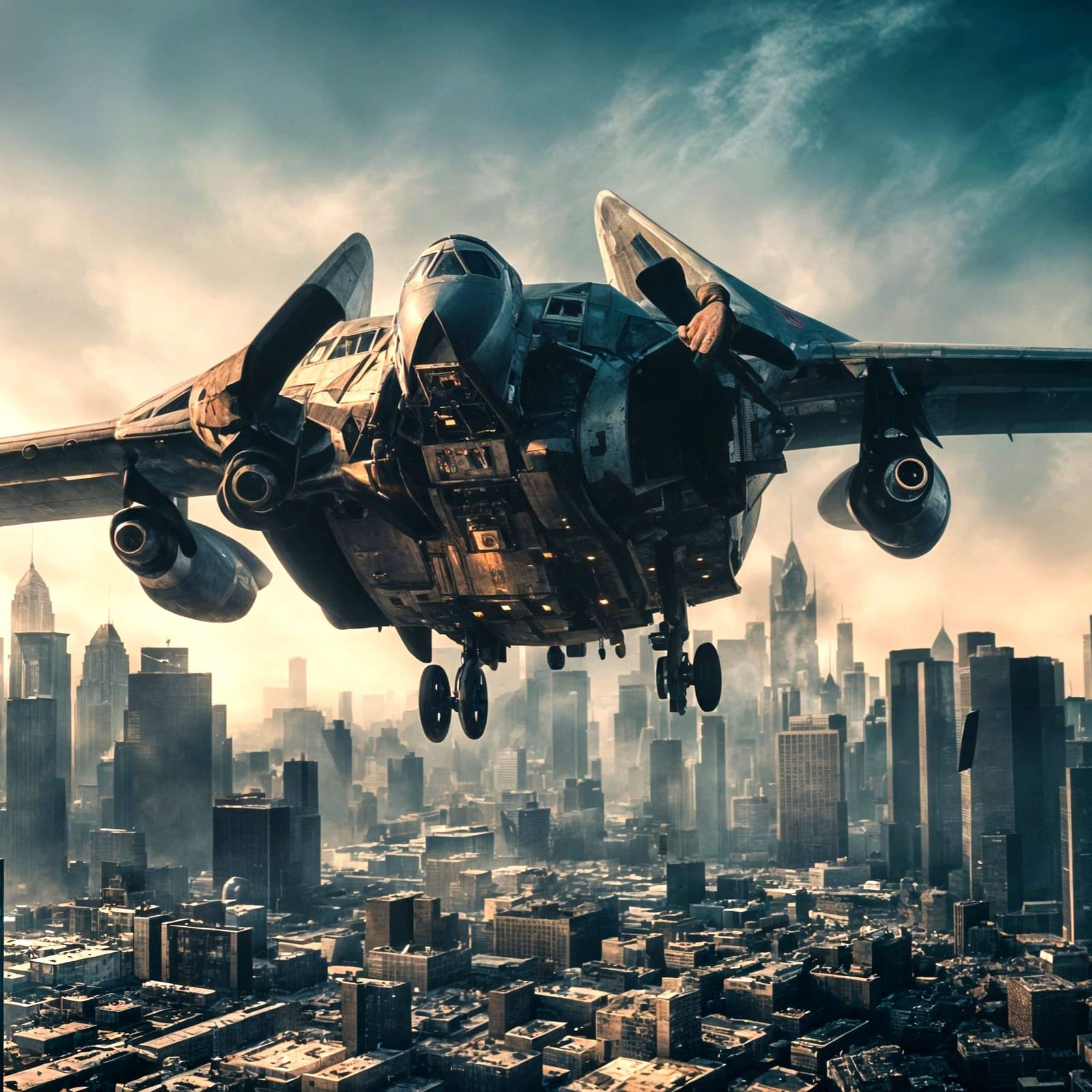 Epic Urban Landscape from Above