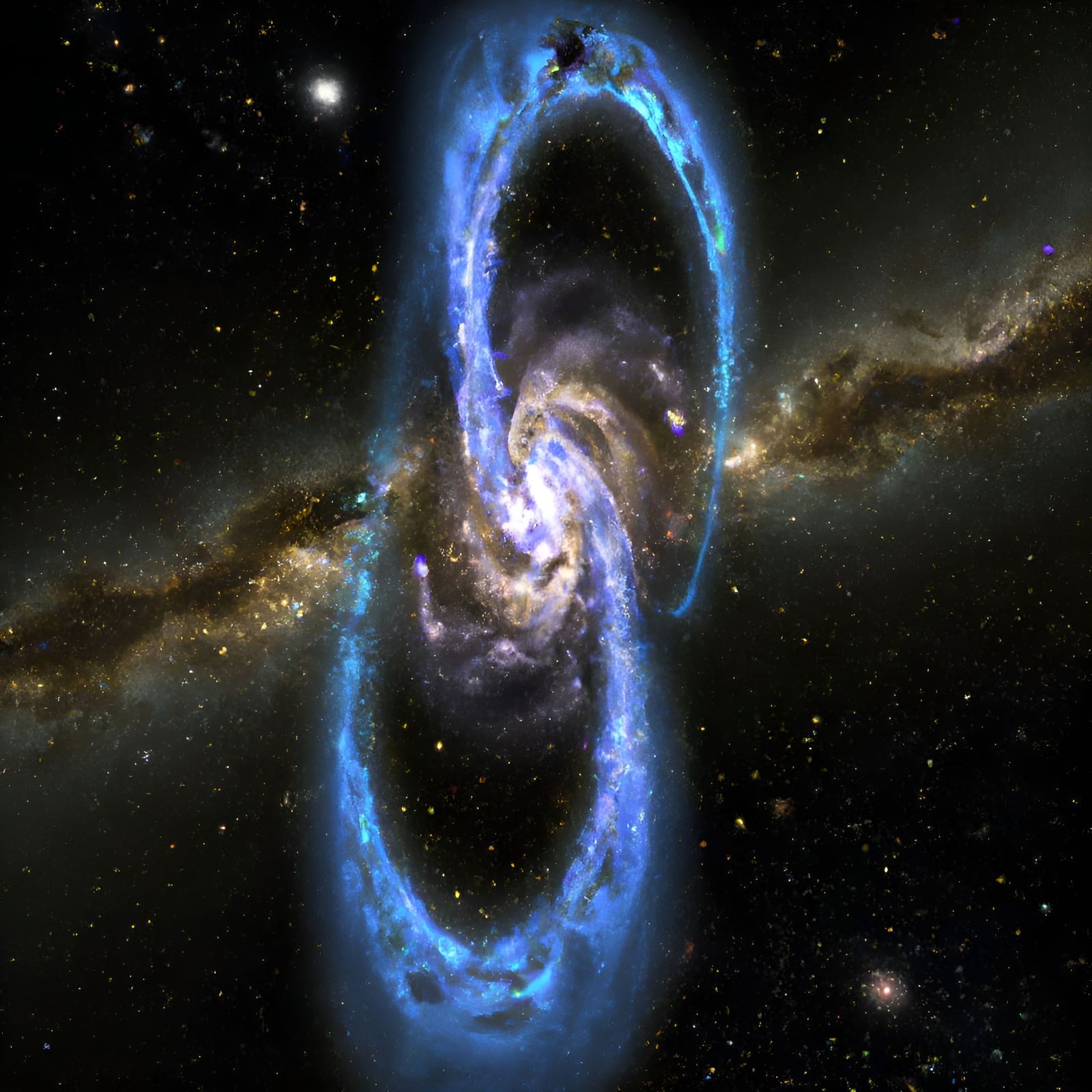 Sinister Paranormal Galaxy in HDR