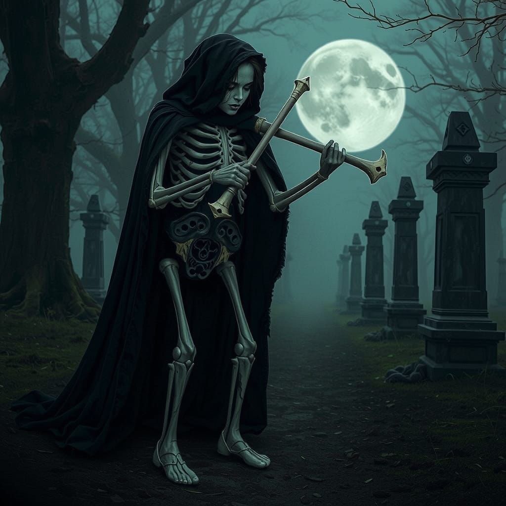 Ethereal Woman in Misty, Dreamlike Ambiance