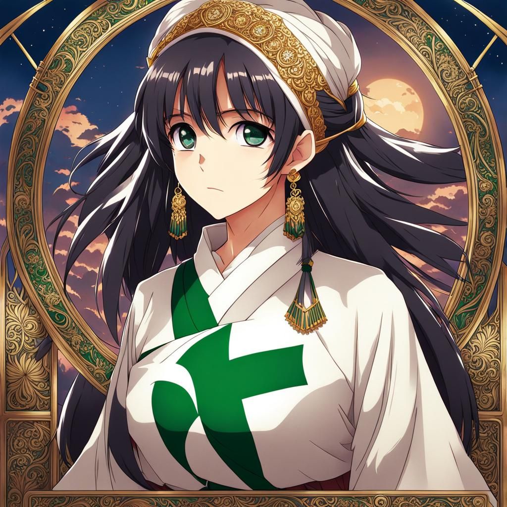 Pakistan in Anime Key Visual Style