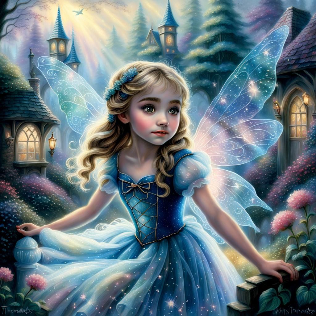 Sabrina Carpenter as Ethereal Fairy in Fantasy Art