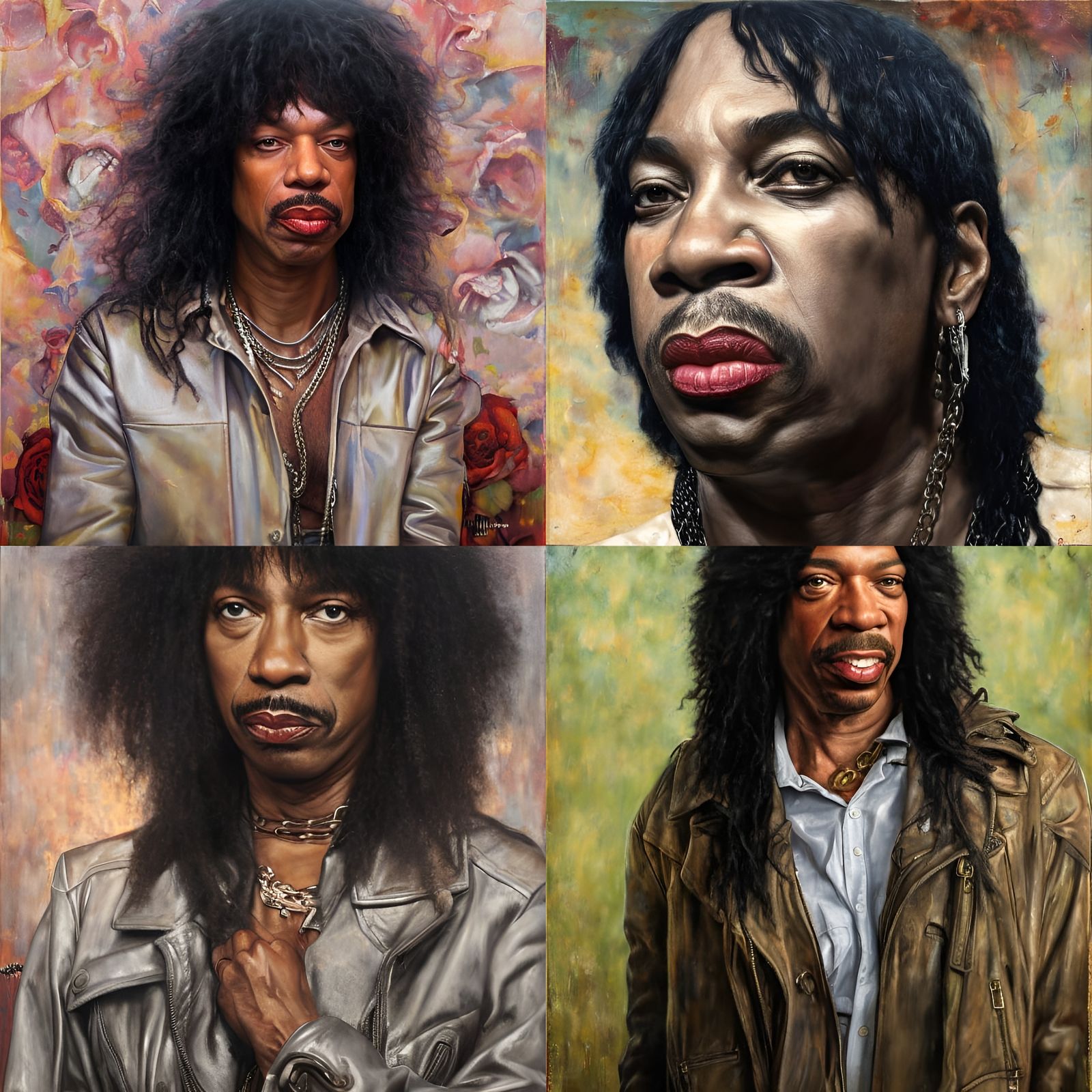 Photorealistic Portrait Inspired by Rick James