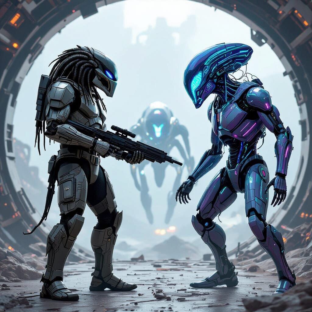 Cybernetic Predator and Borg Drone Alliance