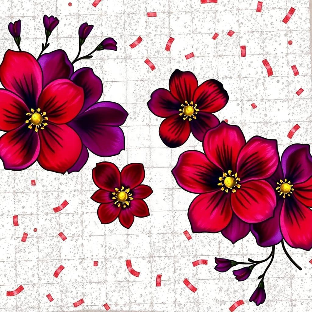 Floral "Bless You" in Dreamy Botanical Style