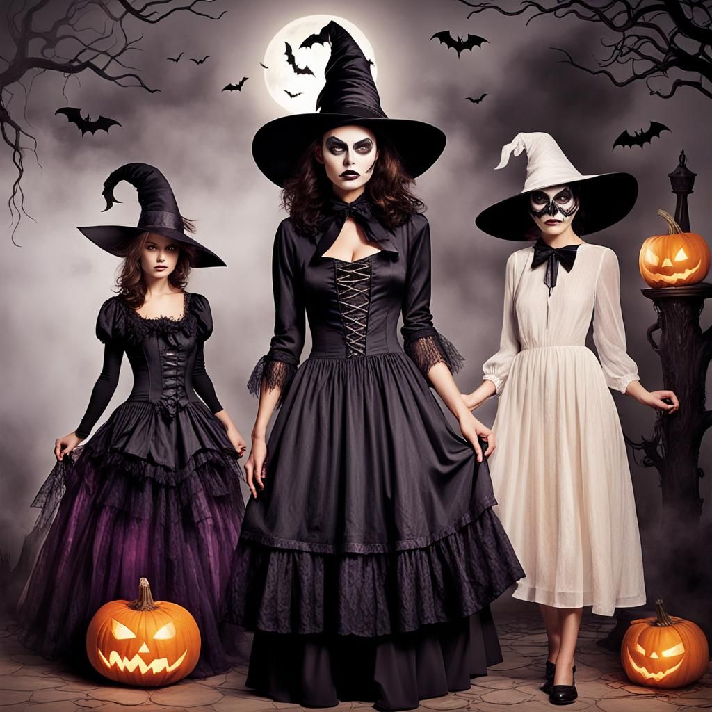 Halloween Fashion Collection: Spooky Costumes and Accessorie...