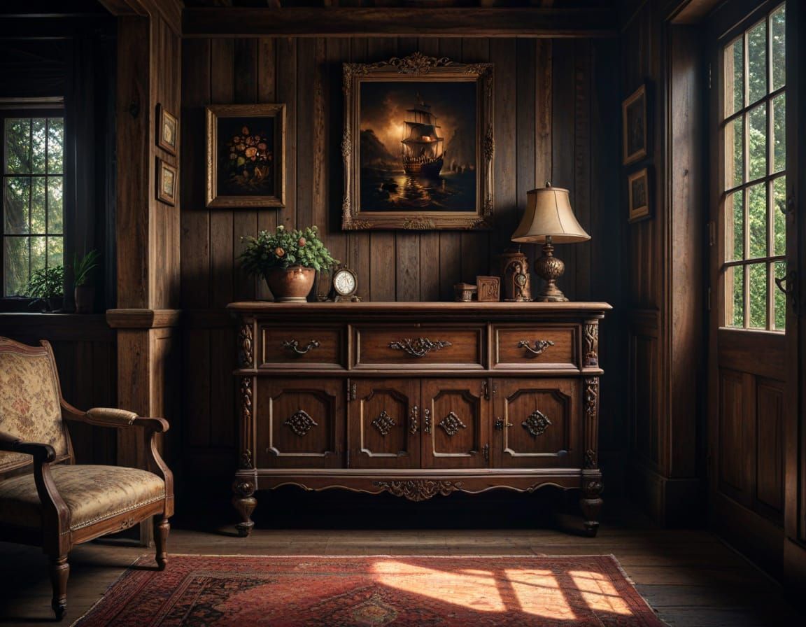 Rustic Elegance in Hyperrealistic Detail