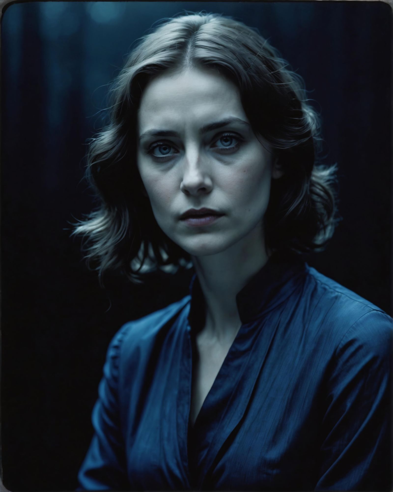 Nocturnes by Chopin, a sad whiff of Liszt /// dark jazzy "Blue" by Krzysztof Kieślowski: non-generic lonesome female por...