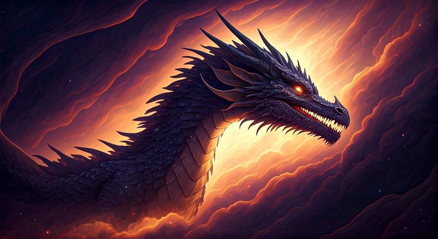 Celestial Dragon in Ethereal Beauty