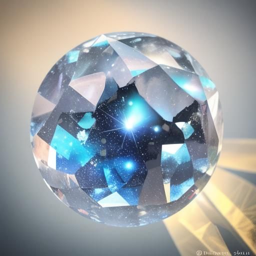 Macro Crystal Orb: Life in Jereme Aubertin Style