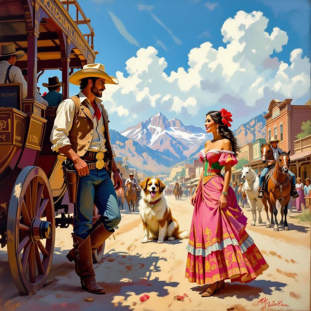 Wild West Standoff in Remington Style