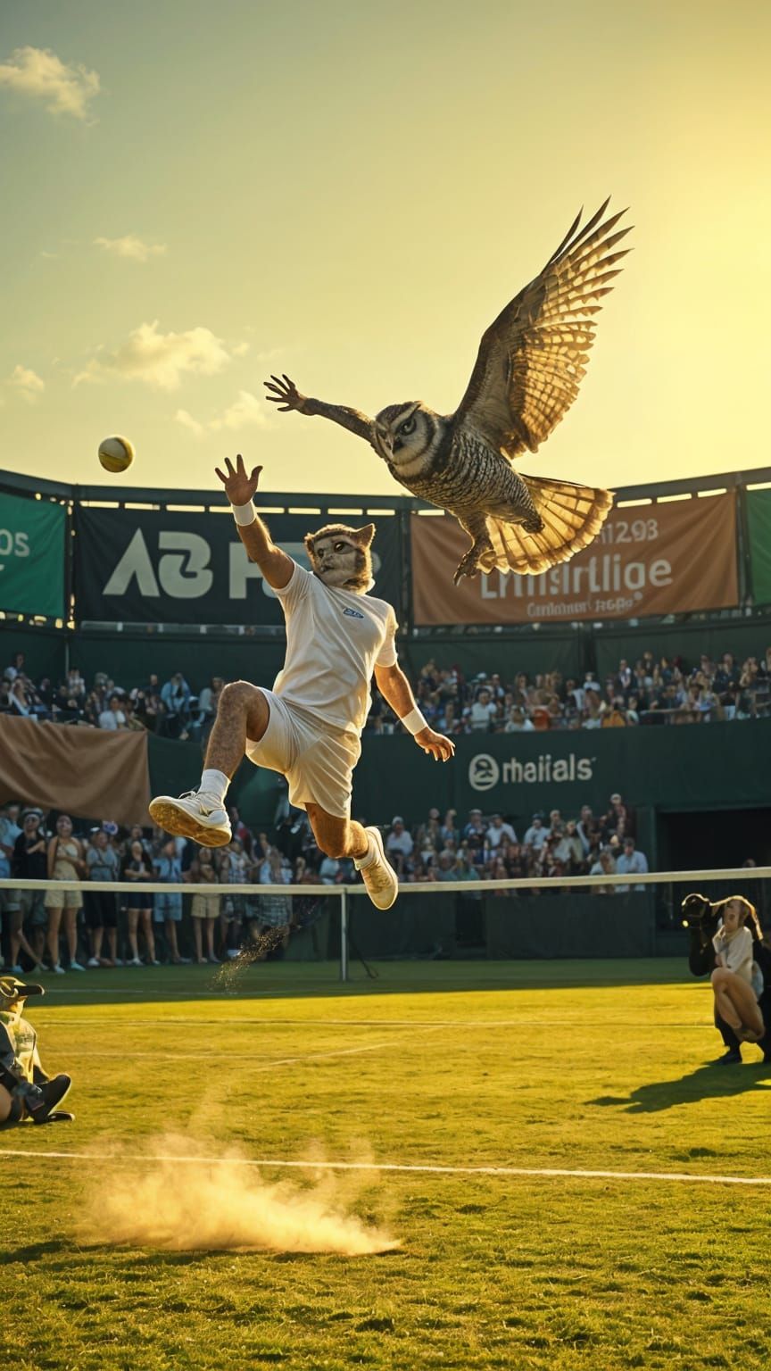 Animal Athletes Clash in Wombledon Finals Showdown