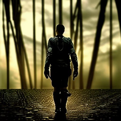 Dramatic Digital Painting of Humankind's End